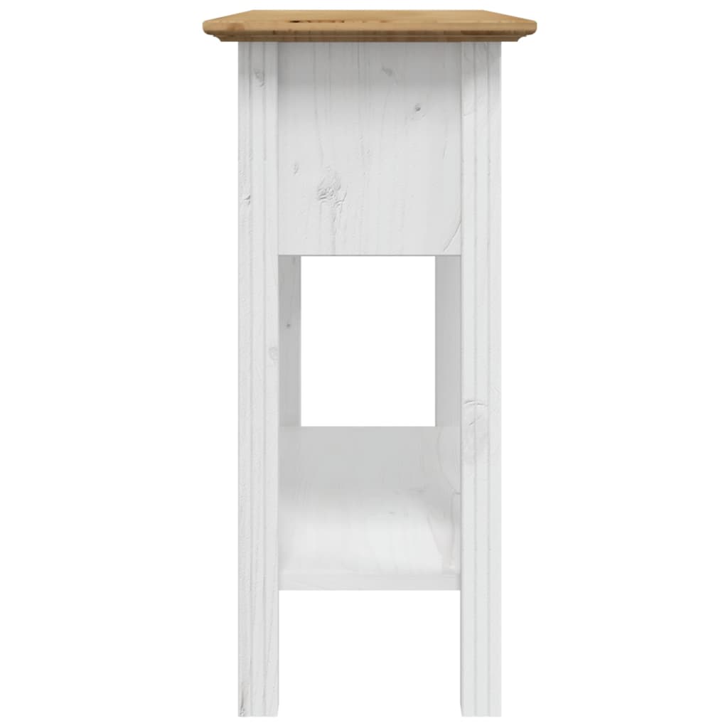 Mesa consola BODO madera maciza de pino marrón 91x35x74 cm - Imagen 5