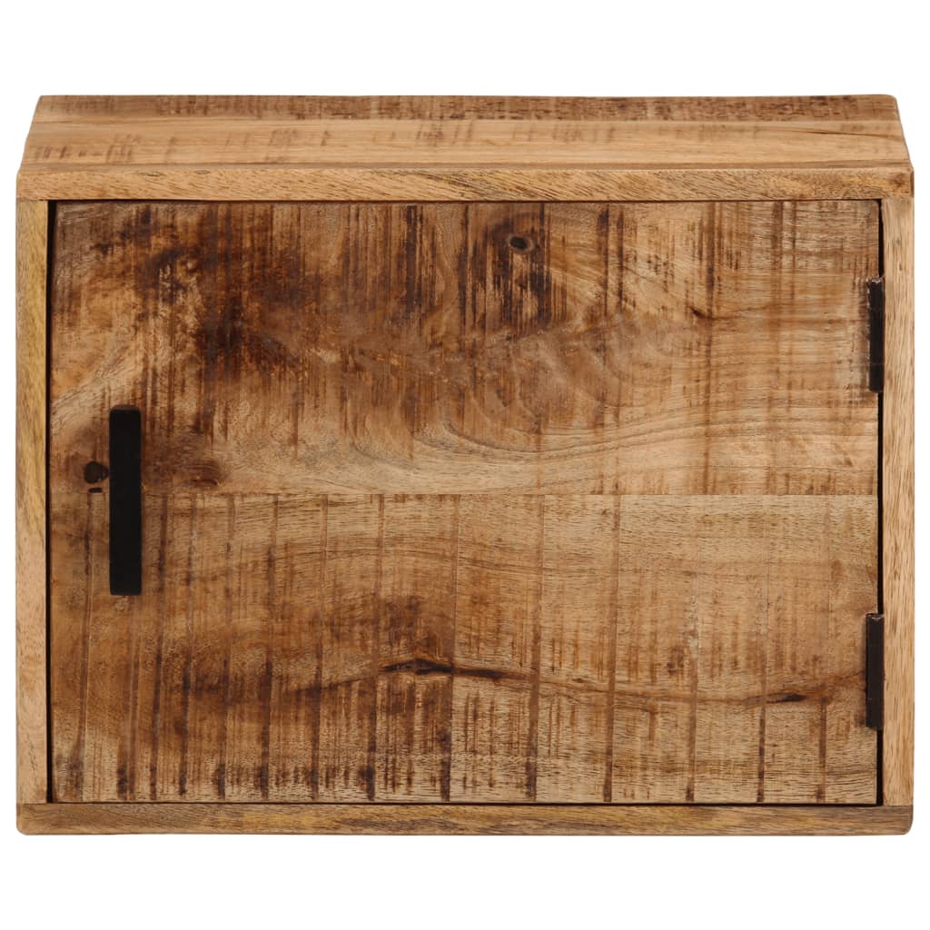 Mesita de noche de pared madera maciza de acacia 40x30x25 cm - Imagen 3