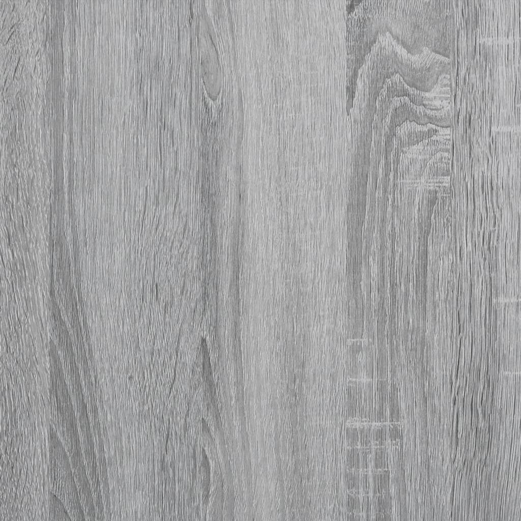 Mesa consola madera de ingeniería gris Sonoma 100x32x75 cm - Imagen 9