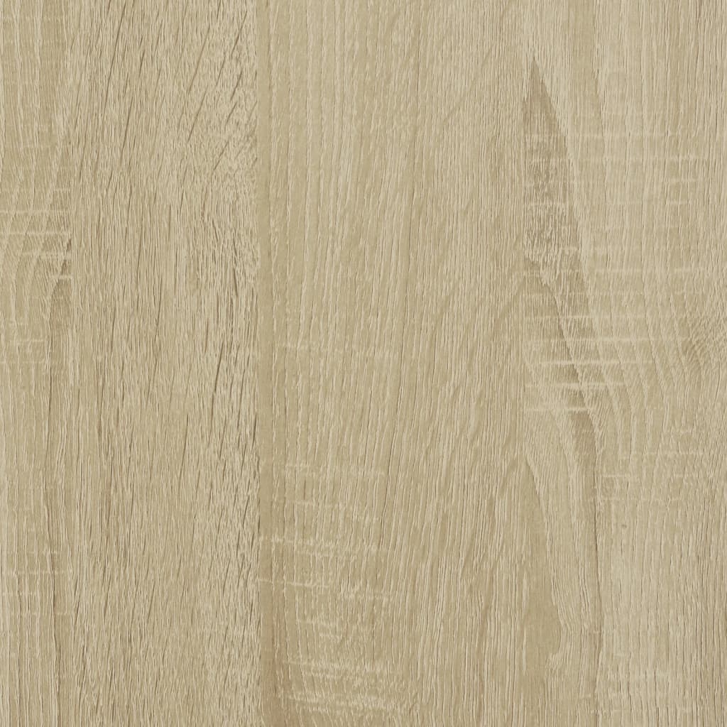 Mesa consola madera de ingeniería roble Sonoma 75x32x75 cm - Imagen 9
