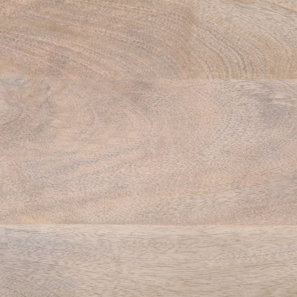 Mesita de noche madera maciza de mango 50x34x62 cm - Imagen 10