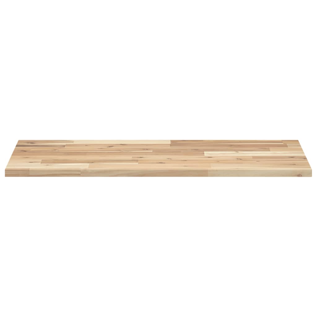 Encimera tocador baño madera maciza acacia sin tratar 60x40x2cm - Imagen 4