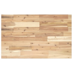 Encimera tocador baño madera maciza acacia sin tratar 80x50x2cm