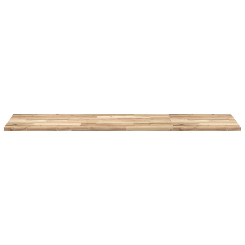 Encimera tocador de baño madera acacia sin tratar 140x50x2 cm - Imagen 3