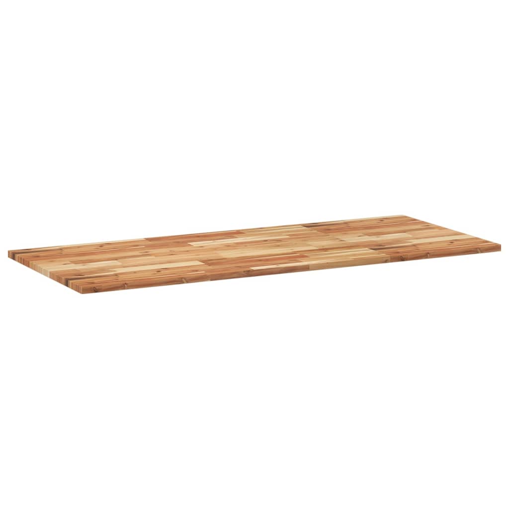 Encimera tocador baño madera acacia acabado aceite 120x60x2 cm - Imagen 6