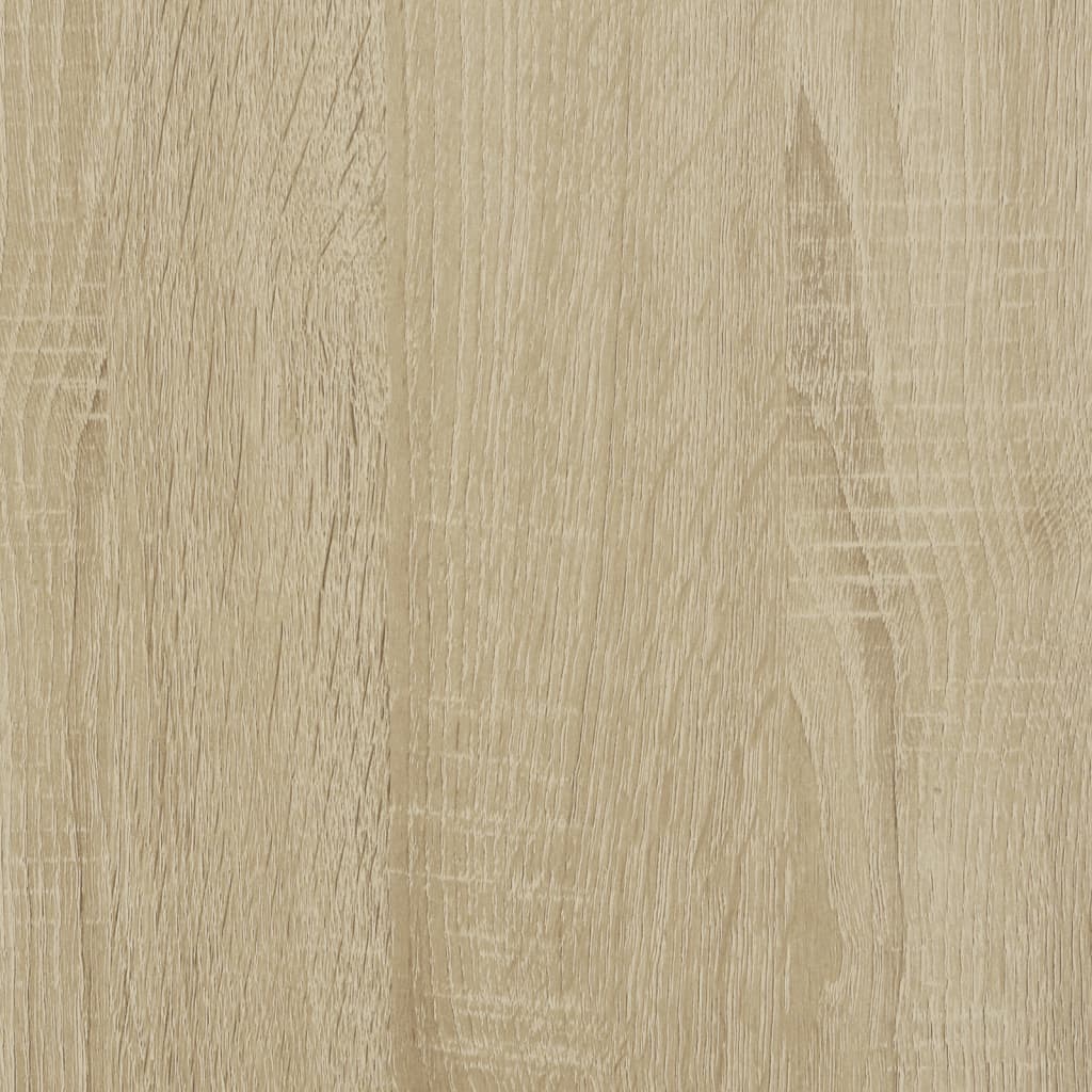 Mesita de noche con Infinity LED roble Sonoma 40x40x30 cm - Imagen 10