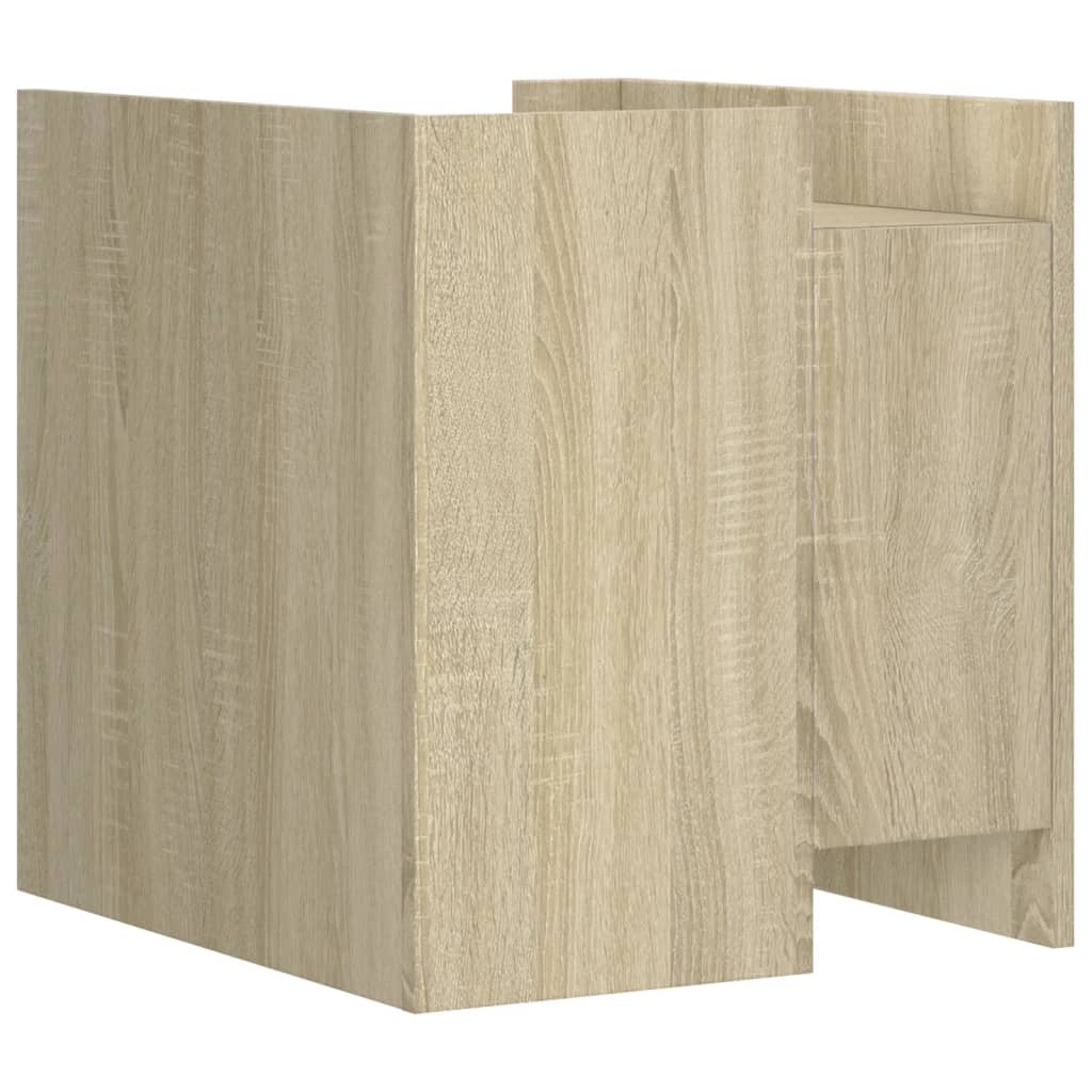 Mesita de noche madera de ingeniería roble Sonoma 45x50x50 cm - Imagen 6