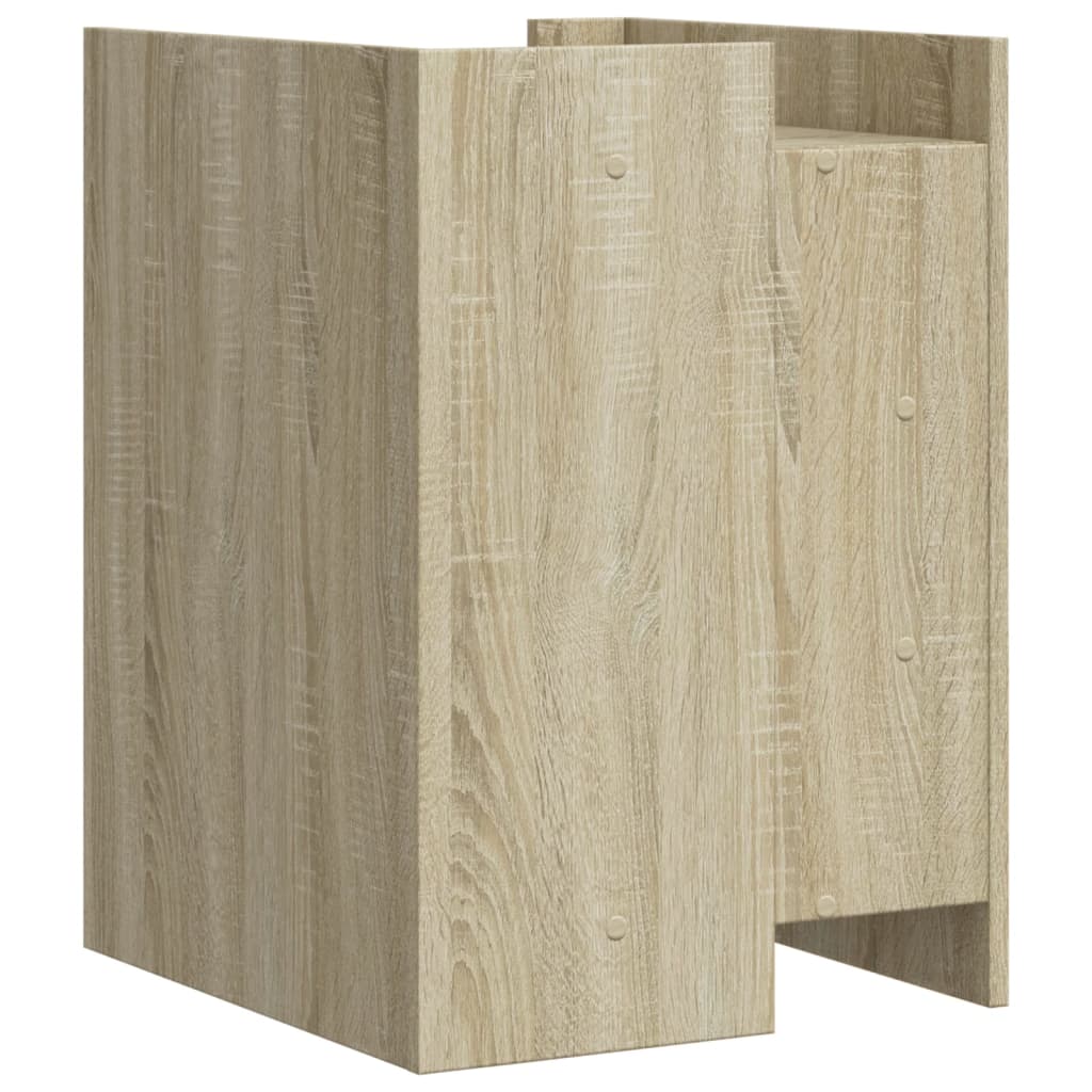 Mesita de noche madera de ingeniería roble Sonoma 45x50x65 cm - Imagen 6