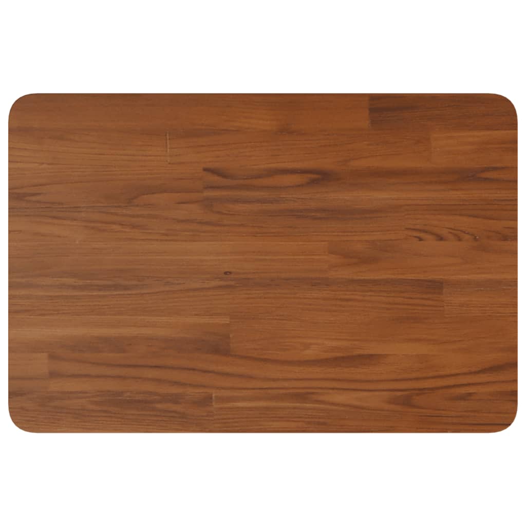 Estante de lavabo de pared de acero y madera maciza de roble - Imagen 8