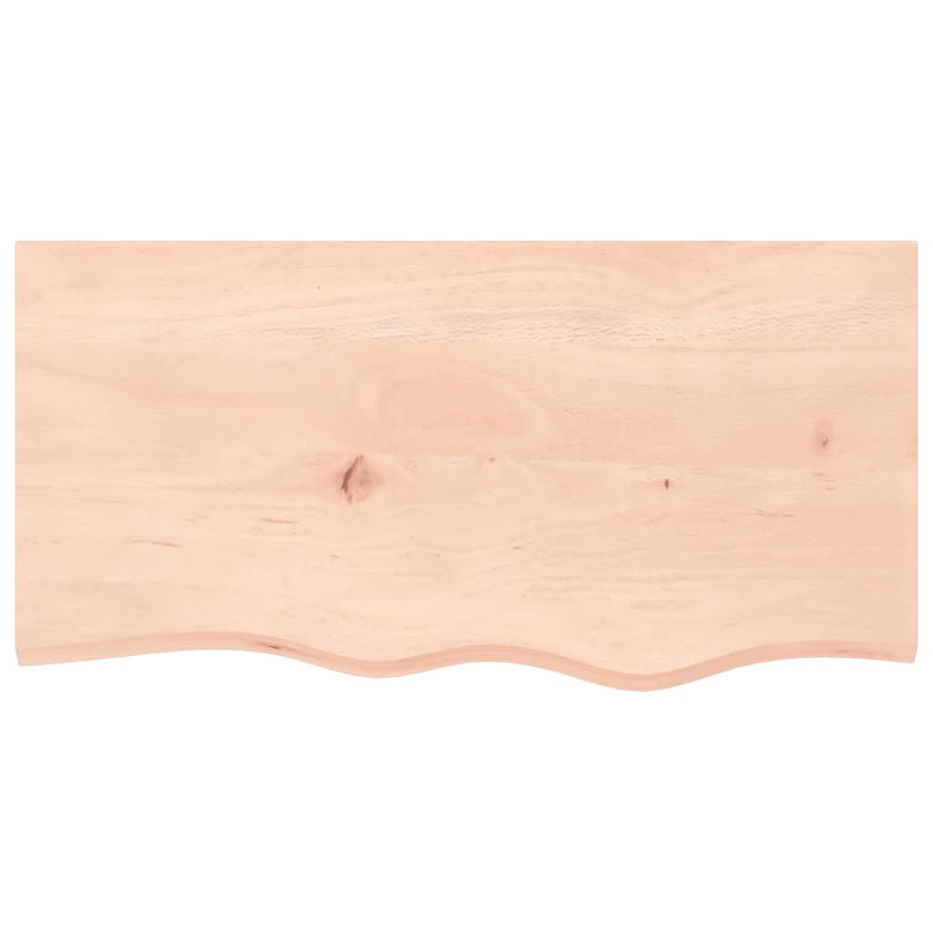 Estante de lavabo de pared de acero y madera maciza de roble - Imagen 8