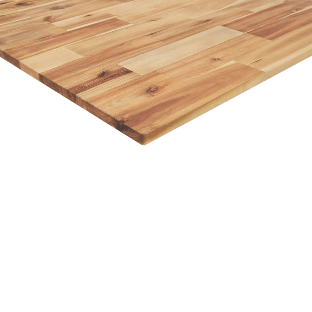 Estante de lavabo de pared acero y madera maciza de acacia - Imagen 10