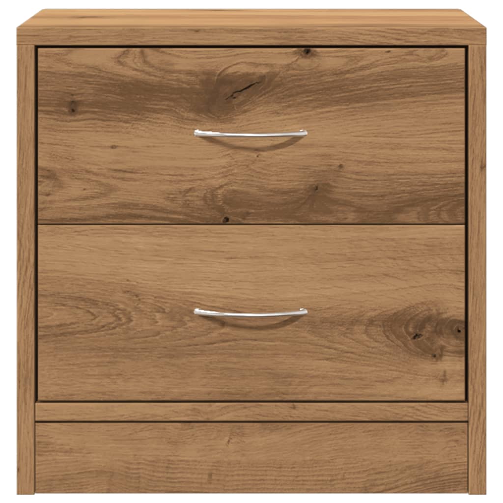 Mesita de noche madera de ingeniería roble artisian 40x30x40 cm - Imagen 4
